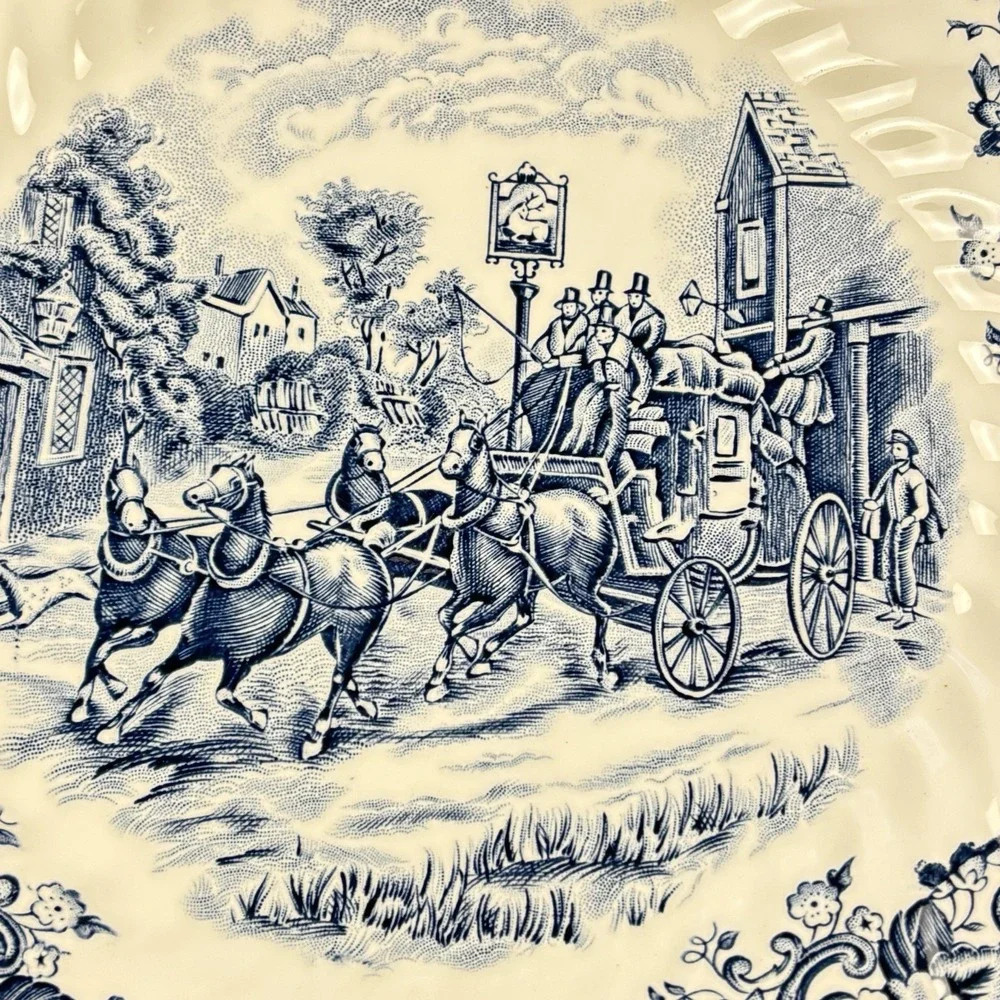 Coaching Scenes Johnson Brothers Made In England Ironstone Hunting Country 🍓